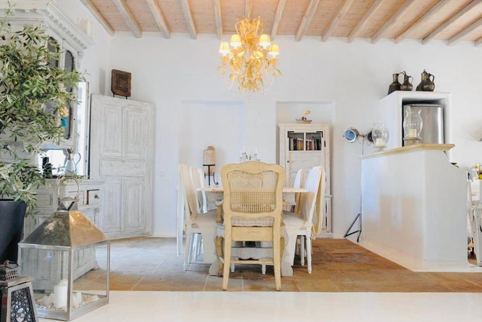 Dreamy Boho 5Bed Villa With Pool And Ocean View Mykonos Town 外观 照片