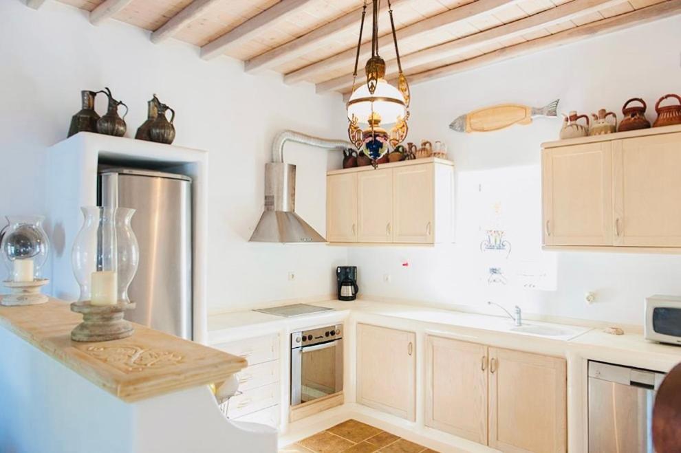 Dreamy Boho 5Bed Villa With Pool And Ocean View Mykonos Town 外观 照片
