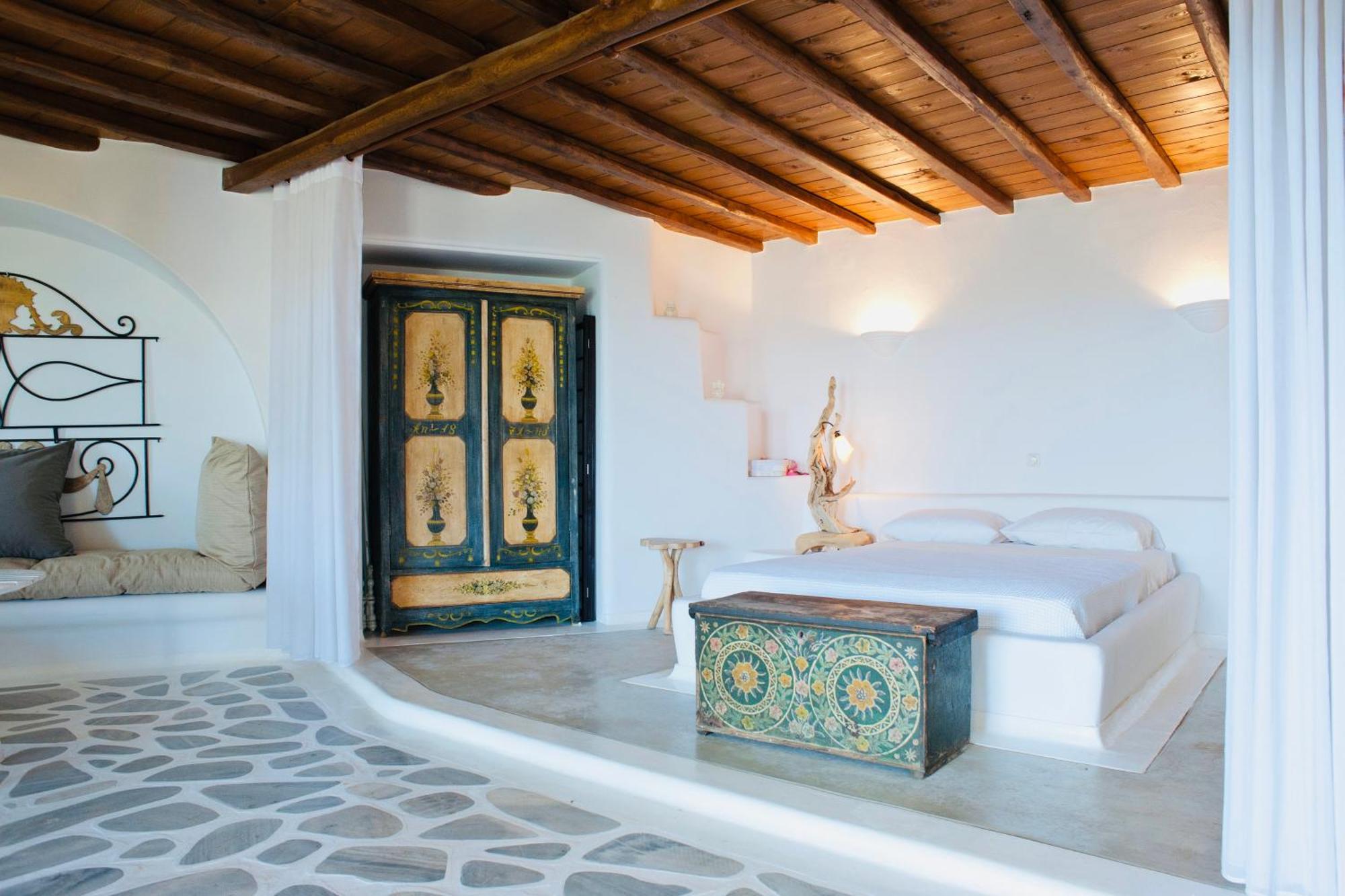 Dreamy Boho 5Bed Villa With Pool And Ocean View Mykonos Town 外观 照片
